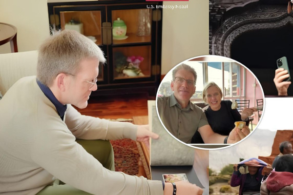 अमेरिकी राजदूत थम्पसनले नेपाल छोडे, नेपालको माया र ‘म:म’ सम्झेर भावुक